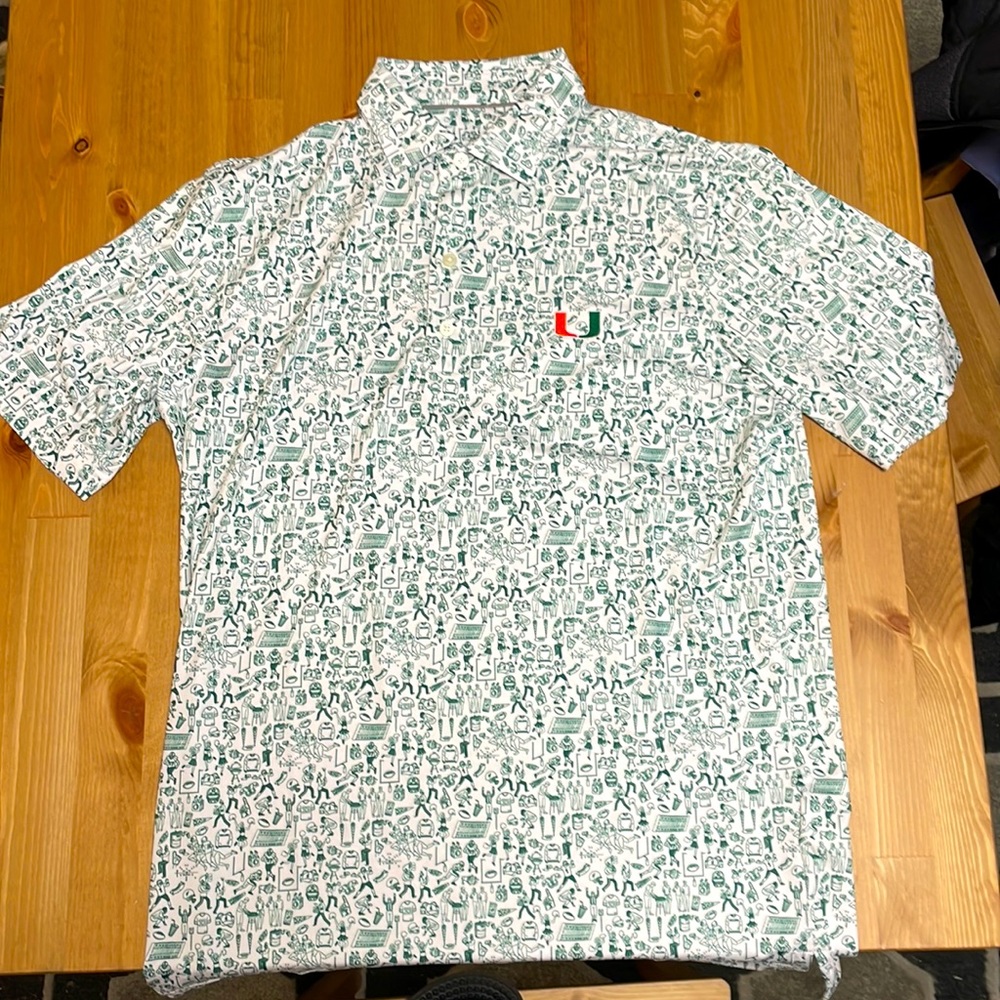 Johnnie-O Dri-Fit Polo University of Miami